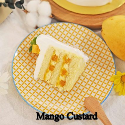 Mango Custard Cake 6"
